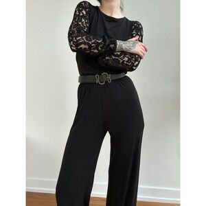 Black Lace Jumpsuit